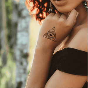 Alltseende öga 1 - Temporalis® - Tillfällig tatuering