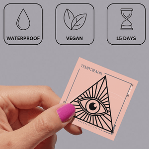 Alltseende öga 3 - Temporalis® - Tillfällig tatuering