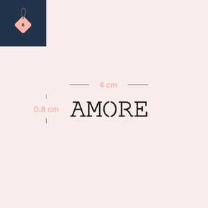 AMORE Temporary Tattoo – Split O - 4 | Temporalis