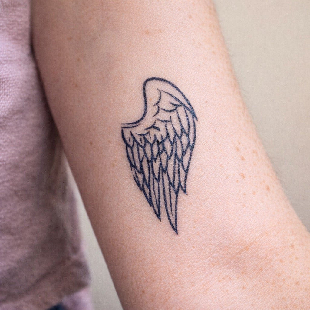 Angel Wing Tattoo - 1 | Temporalis