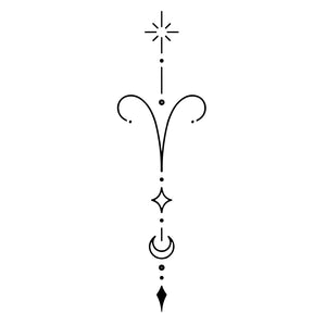 Aries celestial zodiac sign 2 - Temporalis