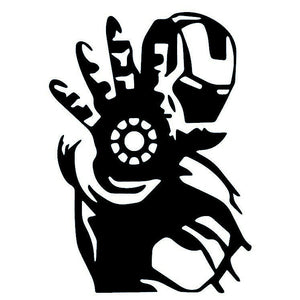 Armored superhero silhouette temporary tattoo - 2 | Temporalis