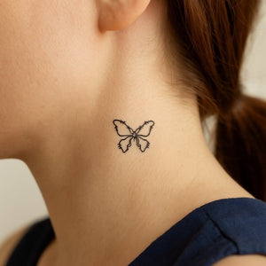 Barbed Wire Butterfly 1 - Temporalis