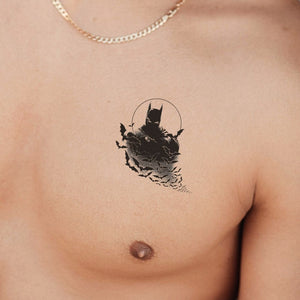 Batman with bats temporary tattoo - 1 | Temporalis