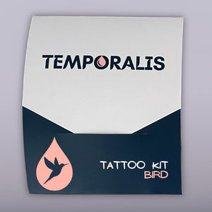 Vogel – Tattoo-Set (5 Tattoos) 1 – Temporalis® – Temporäres Tattoo
