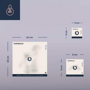 Vogel – Tattoo-Set (5 Tattoos) 3 – Temporalis® – Temporäres Tattoo