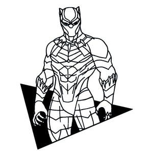 Black Panther 2 - Temporalis® - Tillfällig tatuering