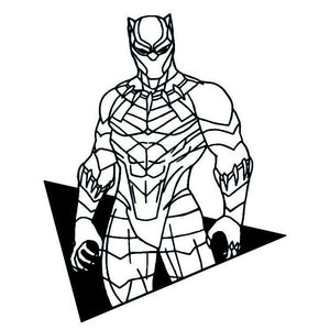 Black Panther temporary tattoo - 2 | Temporalis