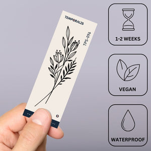 Bloom Twig 2 - Temporalis® - Tatouage temporaire