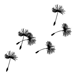 Blowing dandelion temporary tattoo - 2 | Temporalis
