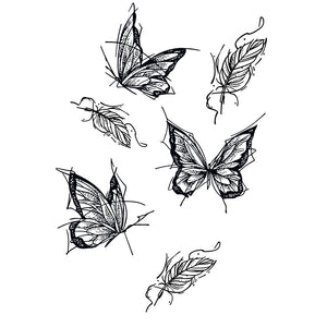 Butterflies and feathers dance 2 - Temporalis