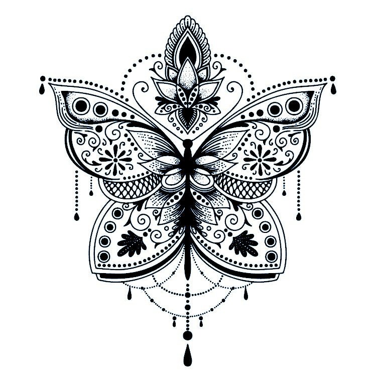 Butterfly Mandala 2 - Temporalis