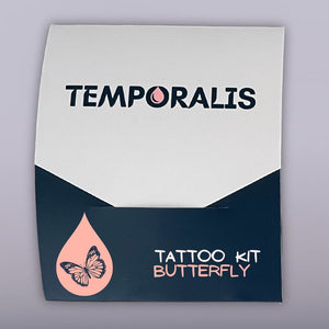 Kit de tatouage papillon (5 tatouages) 1 - Temporalis® - Tatouage temporaire