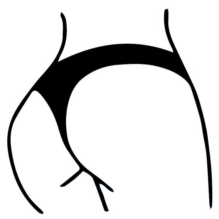Buttocks in a swimming costume 2 - Temporalis