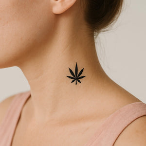 Cannabis Leaf Silhouette 1 - Temporalis