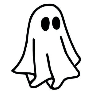 Cartoon ghost temporary tattoo - 2 | Temporalis