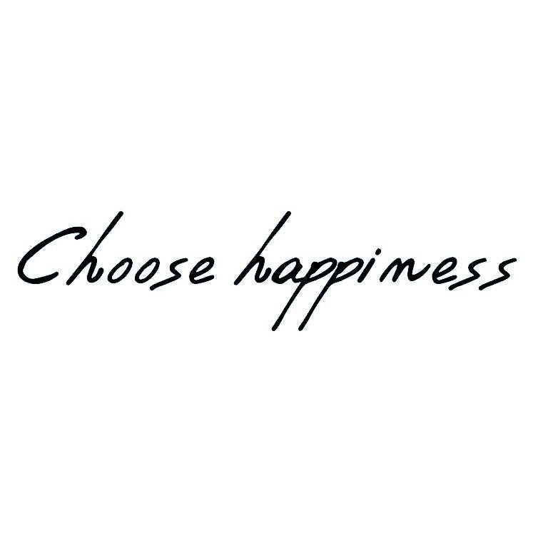 "Choose Happiness" saying 2 - Temporalis
