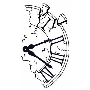 Cracked Roman Clock 2 - Temporalis