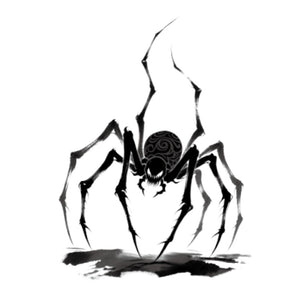 Dark Spider Tattoo - 1 | Temporalis