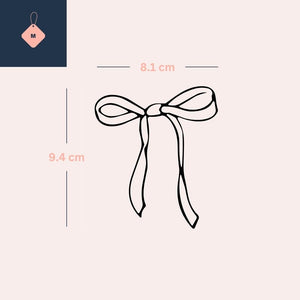 Illustration d'un nœud élégant 2 - Temporalis® - Tatouage temporaire