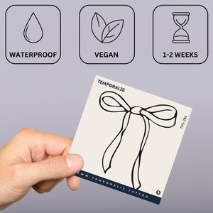 Illustration d'un nœud élégant 3 - Temporalis® - Tatouage temporaire