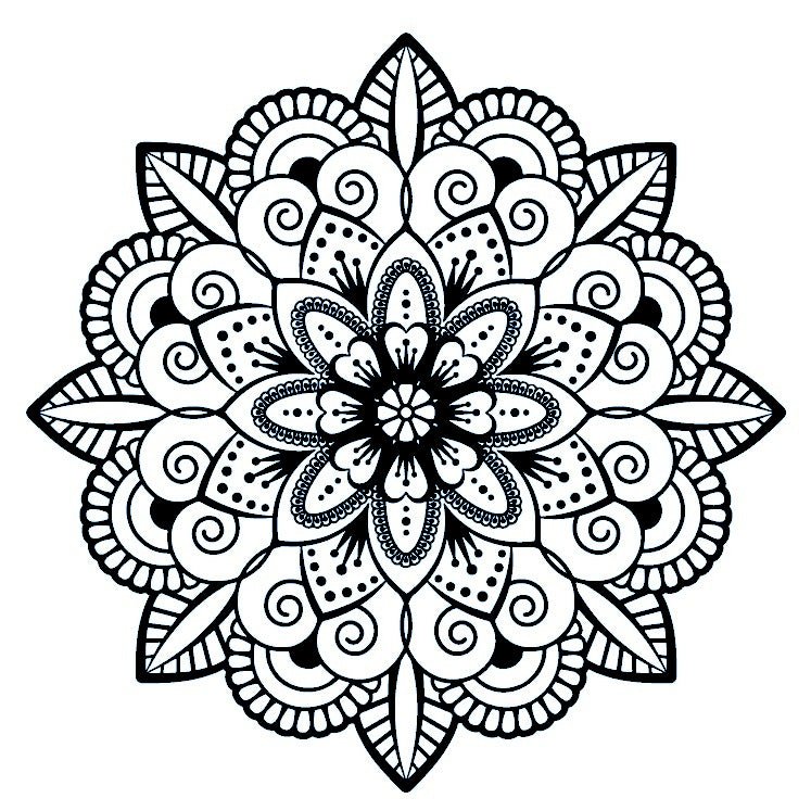 Flower Mandala 2 - Temporalis