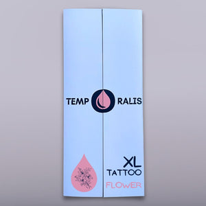 Kit de tatouages éphémères Flower - XL (3 tatouages) 1 - Temporalis® - Tatouage temporaire