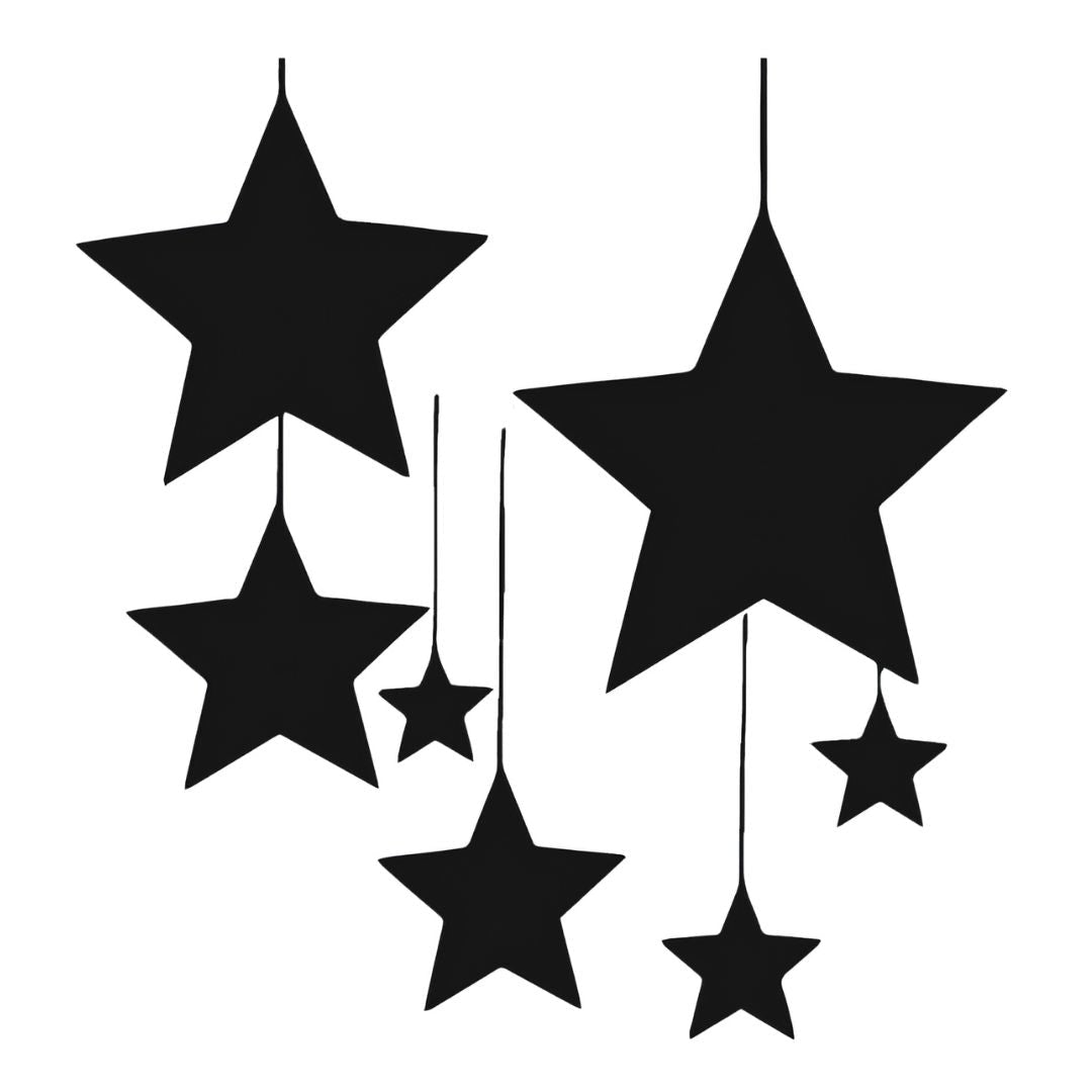 Hanging Stars Tattoo - 2 | Temporalis