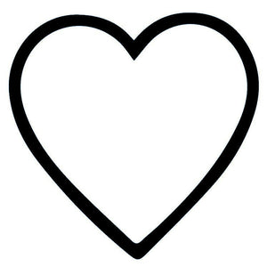 Heart outline temporary tattoo - 2 | Temporalis