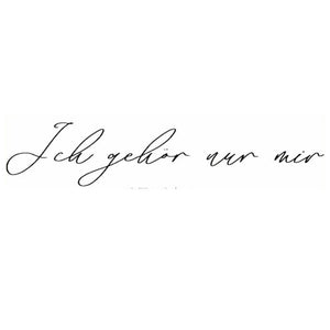 Ich Gehör Nur Mir Tattoo - 2 | Temporalis