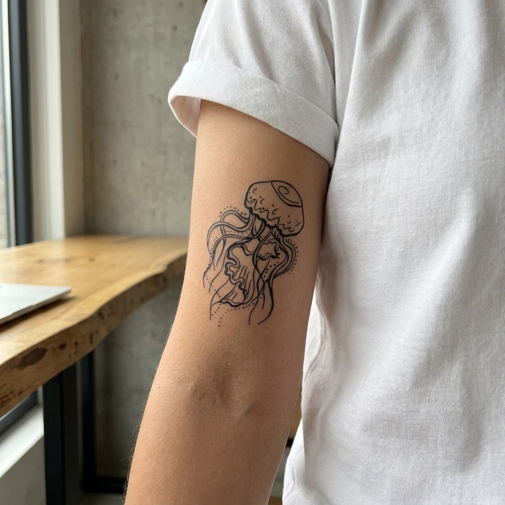 Jellyfish Tattoo - 1 | Temporalis