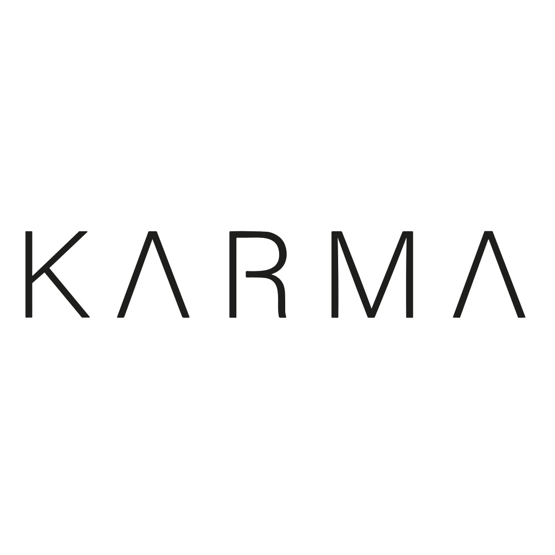 KARMA temporary tattoo in geometric lettering - 2 | Temporalis
