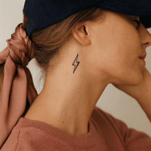 Lightning bolt symbol 1 - Temporalis