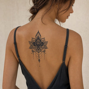 Lotus Mandala Chandelier Tattoo - 1 | Temporalis