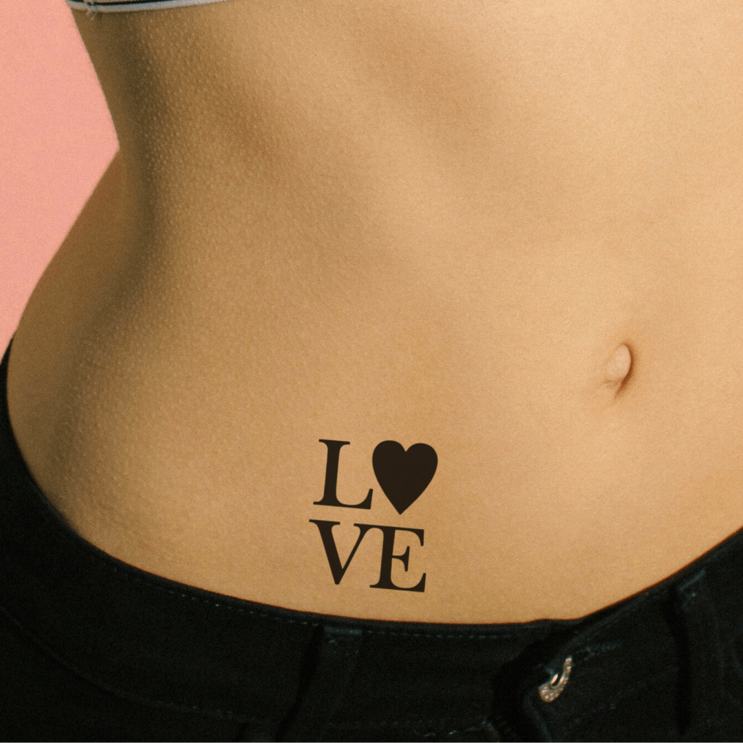 "Love" with Heart 1 - Temporalis