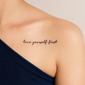 "love yourself first" writing 1 - Temporalis