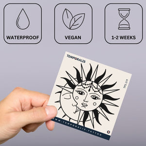 Lunar Embrace 3 - Temporalis® - Tatuaggio temporaneo