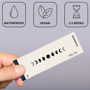 Maanfasen Spectrum 2 - Temporalis® - Tijdelijke tatoeage