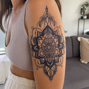 Mandala Lotus Tattoo - 1 | Temporalis