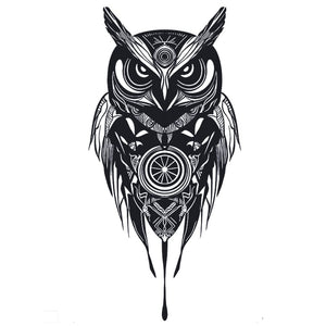 Mandala Owl Tattoo - 2 | Temporalis