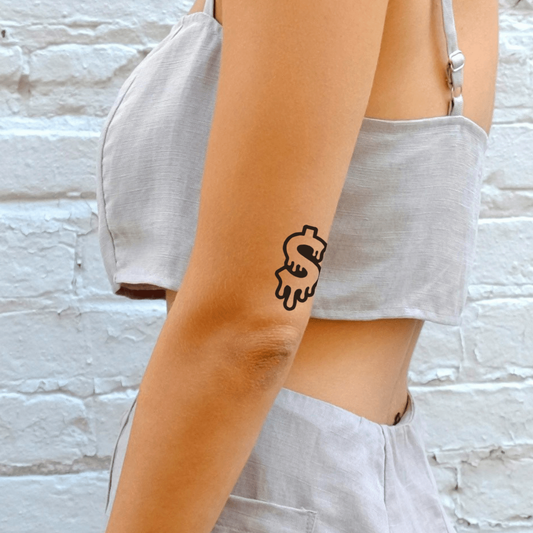 Melting dollar symbol 1 - Temporalis