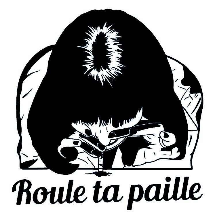 Mia Wallace Pulp Fiction "Roule Ta Paille" saying 2 - Temporalis