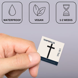 Minimalist Black Cross 2 - Temporalis