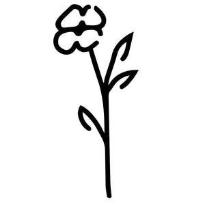 Minimalist Flower Stem 2 - Temporalis