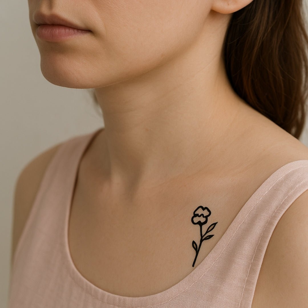 Minimalist Flower Stem 1 - Temporalis