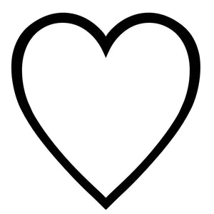 Minimalist Heart Outline 2 - Temporalis