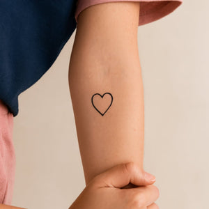Minimalist Heart Outline 1 - Temporalis