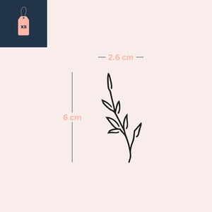 Minimalist Herb Stem 3 - Temporalis