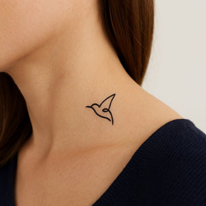 Minimalist Hummingbird 1 - Temporalis