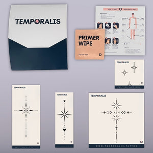 Minimalist Star - Tattoo Kit (4 tattoos) 2 - Temporalis